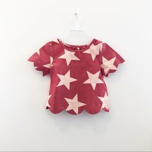 Scalloped Star Top